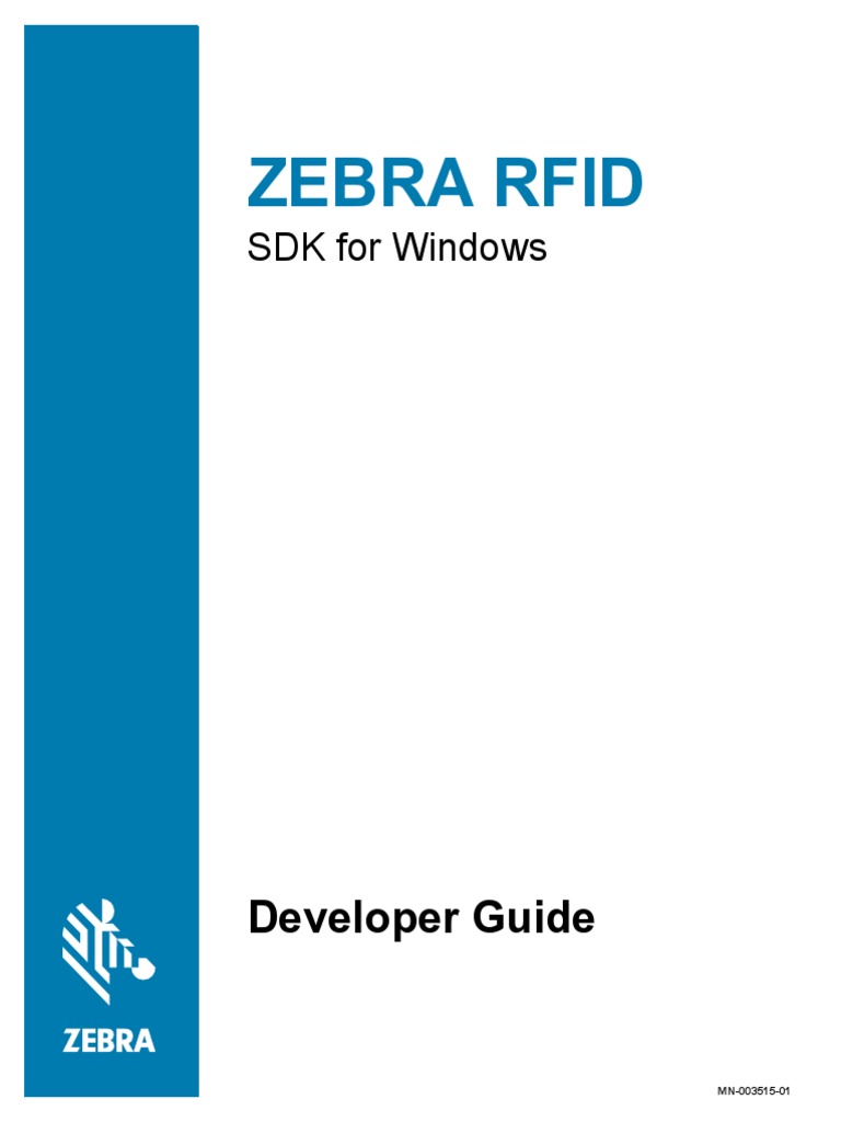 Zebra Rfid SDK For Windows PDF Radio Frequency Identification