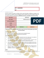 Assessment Cover Sheet - Assessmen Knowledge Assessment