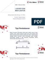 Pertemuan 7 - Gaya Geser Dan Momen Lentur