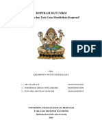 RMK Kelompok 4 Akuntansi Malam C (Pedoman Dan Tata Cara Pendirian Koperasi)