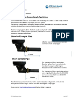 MK7 Oil Mist Detector Sample Pipe Options