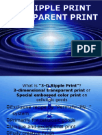 3-d Ripple Print