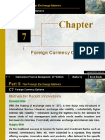 Foreign Currency Options: The Foreign Exchange Markets