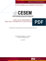 S S E B E: Life Cycle Assessment of Pre-Cast Concrete vs. Cast-In-Place Concrete