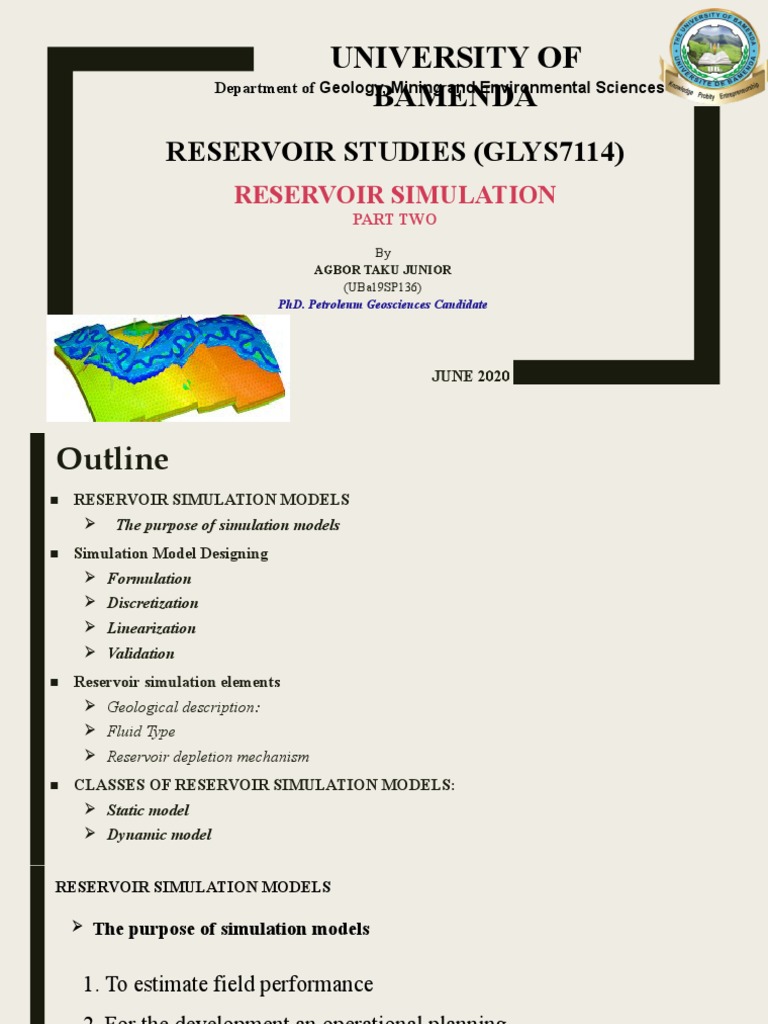 Reservoir Simulation Techniques Overview | PDF | Petroleum Reservoir ...