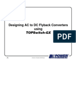 Designing Ac To DC Flyback Converters Using: Topswitch-Gx