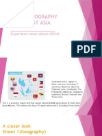Topic: Geography Southeast Asia - : Experience More About ASEAN