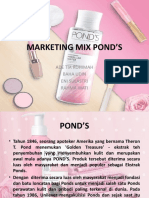 Marketing Mix Pond's