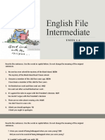English File Intermediate: UNITS 1-6