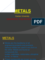 Metals: Uploaded By: Engr - Ahmad Sameer