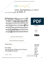 Viola: Brahms: Symphony 2, MVT I (2 Excerpts at Reh. I)