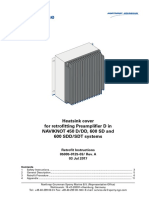 Heatsink Cover For Retrofitting Preamplifier D in NAVIKNOT 450 D/DD, 600 SD and 600 SDD/SDT Systems