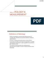 Lecture 4 - Metrology & Measurement
