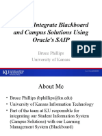 How To Integrate Blackboard and Campus Solutions Using Oracle's SAIP