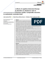 Meta-Analysis of The Effects of Cognitive-Behavioral Therapy For Binge-Eating