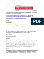 Comparison of Eccentric and Concentric e