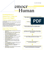 Part 1 Democracy and Human Rights