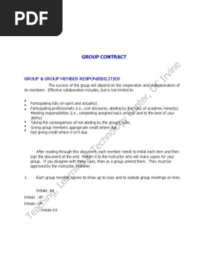 group  contract
