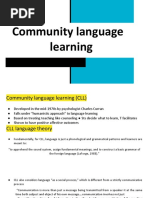 E. Community Language Learning