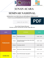 (PPT) Rundown Seminar Nasional 4 Juli 2019