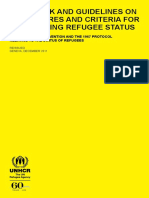 Handbook and Guidelines On Procedures and Criteria For Determining Refugee Status