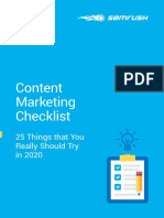 Content Marketing Checklist