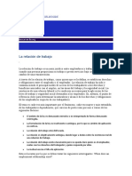 La Relación de Trabajo: Saltar Al Contenido Principal