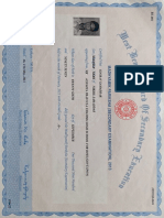 Class X Certificate