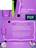 Bathing Bedridden Patients