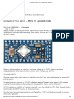 Arduino PRO MINI - How To Upload Code - Alselectro