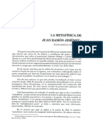 Artigo GUTIÉRREZ, Juan García. La metafísica de Juan Ramón Jiménez