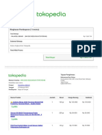 Arduino and sensor components order summary