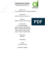 Diagrama de Flijo Paractica N°01 Identificacion de Elementos en Un Muestra Organica