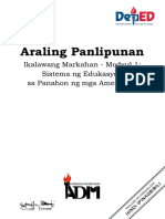 APAN 6 - q2 - Mod1 - Sistema NG Edukasyon Sa Panahon NG Mga Amerikano - v2 - (WITH SIGNATURE)