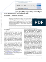 Direct Vector Control of A DFIG Supplied by An Intelligent SVM Inverter For Wind Turbine System