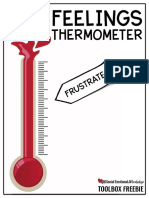 Feelings Thermometer Freebie