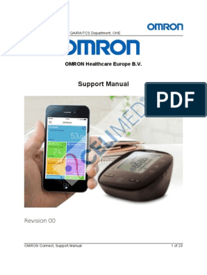 OMRON connect Support - OMRON Healthcare EMEA