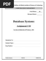 Database Assignment