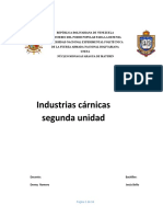 Procesos de conversión y reposo de la canal en la industria cárnica