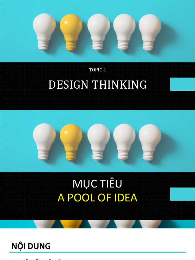 Topic 4 Design Thinking PDF | PDF