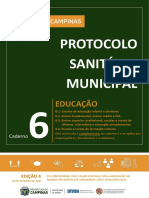 Caderno 6_ Protocolo Sanitário Municipal EDUCAÇÃO_ completo_ Implementação Plano SP em Campinas_ EDIÇÃO 4_ 06-10