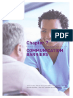 Communication Barriers: Communication Skills For Nurses, First Edition. Claire Boyd and Janet Dare