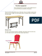 Function Equipment: Banquet Tables