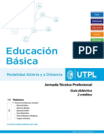 Educación básica: Jornada Técnico Profesional