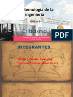 Epistemología de La Ingeniería Criticismo