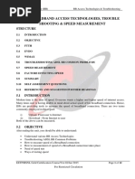 5 Broadband Access Technologies, Trouble Shooting & Speed Measurement