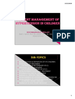 Current Management of Hypertension in Children - Dr Rochmanadji