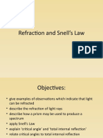 Refraction and Snell's Law