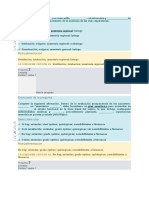 Panorama de La Anestesia Examen Del Primer Parcial