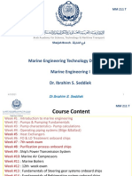 Marine Engineering Technology Department Marine Engineering I Dr. Ibrahim S. Seddiek